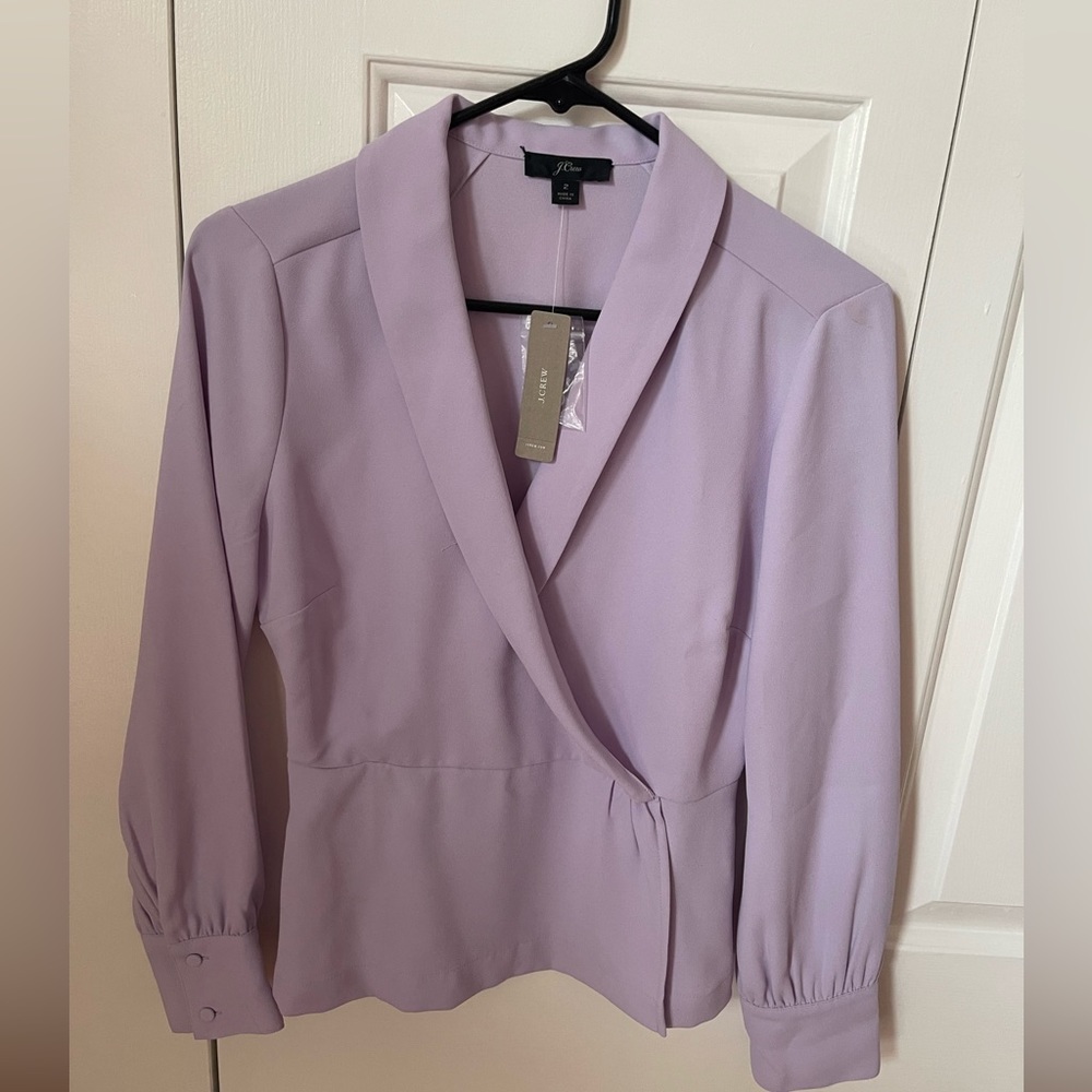 J.Crew wrap top.